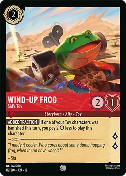 Wind-Up Frog - Sid's Toy (112/204) [Wilds Unknown] | Clutch Gaming