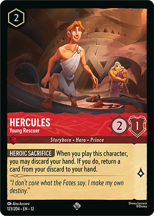Hercules - Young Rescuer (123/204) [Wilds Unknown] | Clutch Gaming