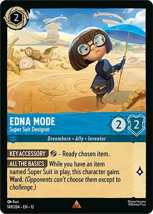 Edna Mode - Super Suit Designer (149/204) [Wilds Unknown] | Clutch Gaming