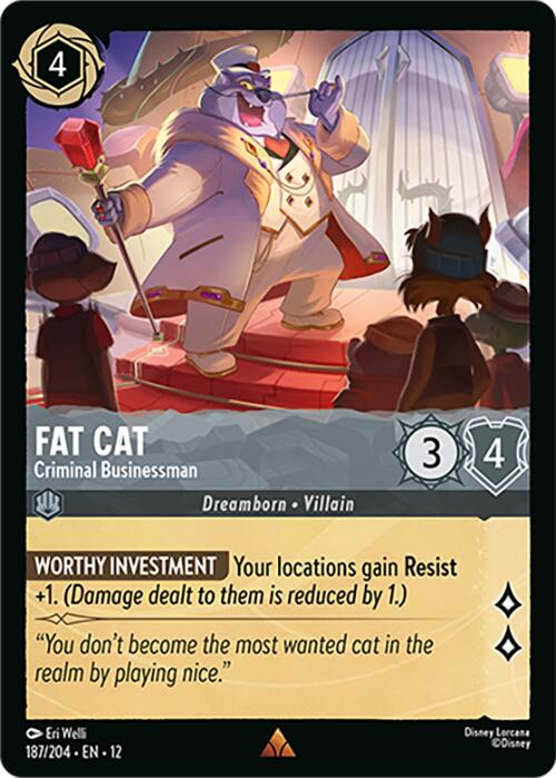 Fat Cat - Criminal Businessman (187/204) [Wilds Unknown] | Clutch Gaming
