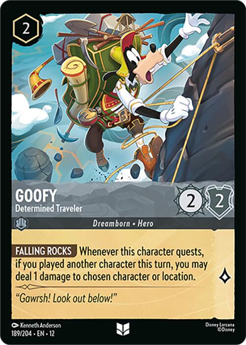 Goofy - Determined Traveler (189/204) [Wilds Unknown] | Clutch Gaming