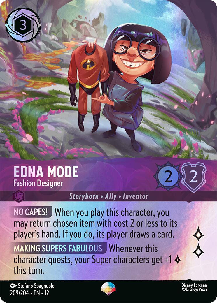Edna Mode - Fashion Designer (Epic) (209/204) [Wilds Unknown] | Clutch Gaming