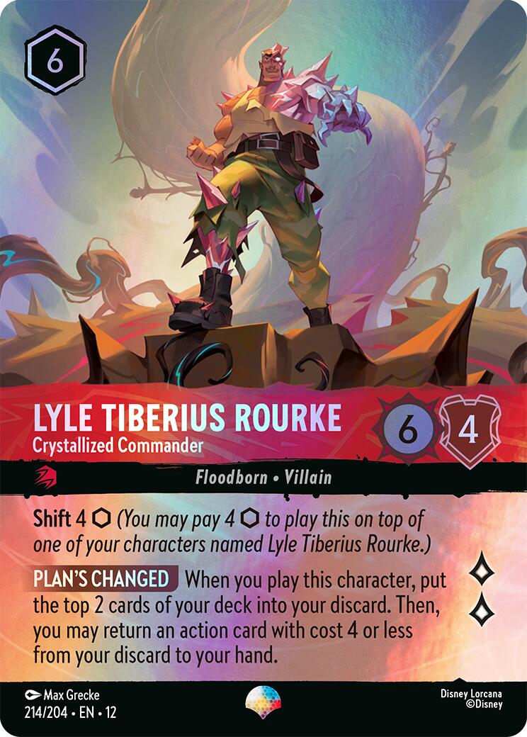 Lyle Tiberius Rourke - Crystallized Commander (Epic) (214/204) [Wilds Unknown] | Clutch Gaming