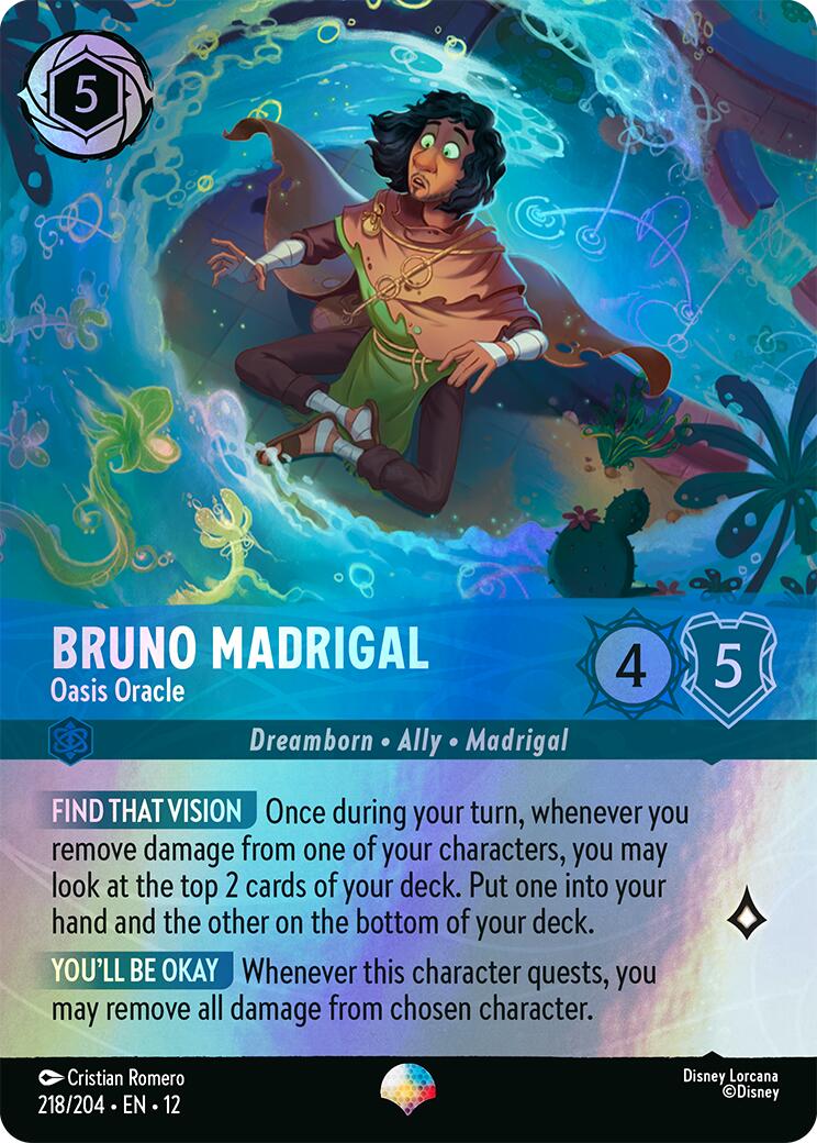 Bruno Madrigal - Oasis Oracle (Epic) (218/204) [Wilds Unknown] | Clutch Gaming