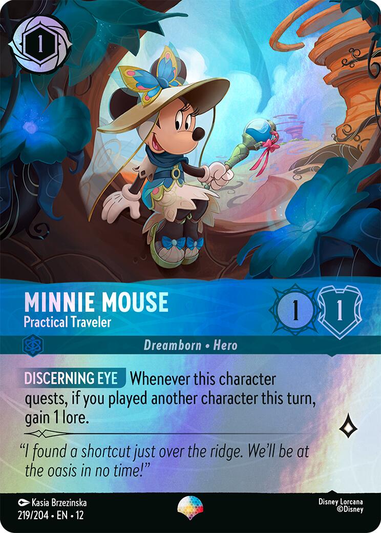 Minnie Mouse - Practical Traveler (Epic) (219/204) [Wilds Unknown] | Clutch Gaming