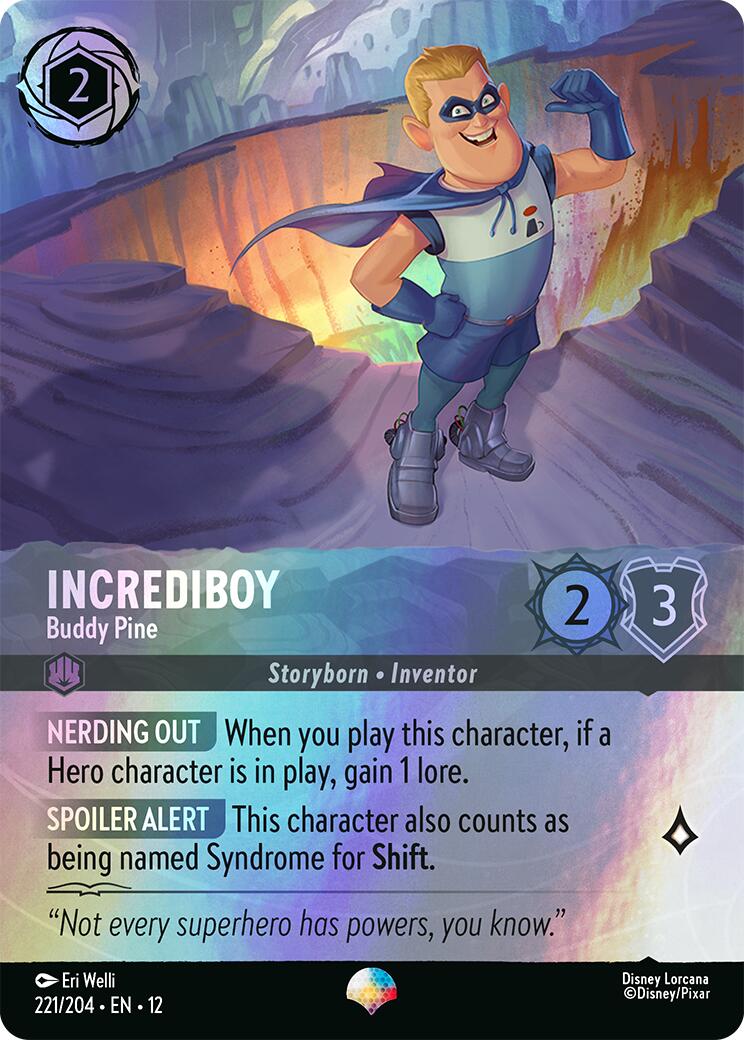 Incrediboy - Buddy Pine (Epic) (221/204) [Wilds Unknown] | Clutch Gaming