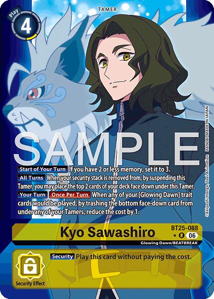 Kyo Sawashiro [BT25-088] (Alternate Art) [Dual Revolution] | Clutch Gaming