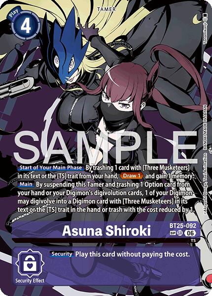 Asuna Shiroki [BT25-092] (Rare Pull) [Dual Revolution] | Clutch Gaming