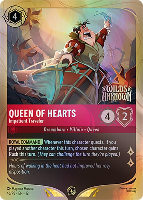 Queen of Hearts - Impatient Traveler (46) [Promo Cards] | Clutch Gaming