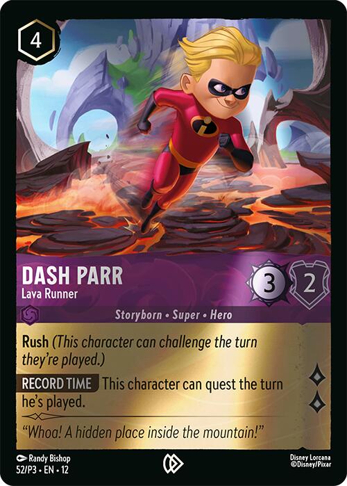 Dash Parr - Lava Runner (52) [Promo Cards] | Clutch Gaming