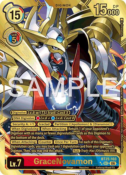GraceNovamon [BT25-103] (Rare Pull) [Dual Revolution] | Clutch Gaming
