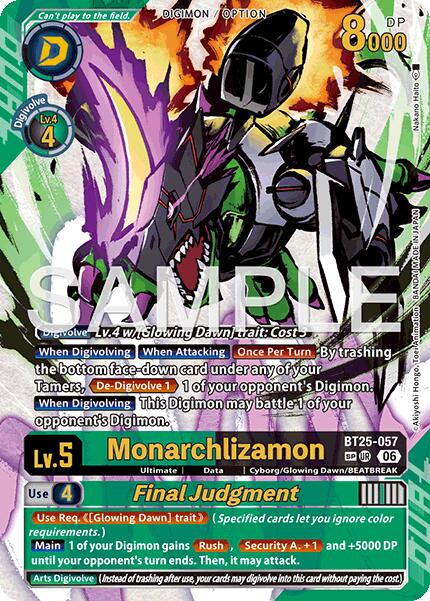 Monarchlizamon // Final Judgement [BT25-057] (SP) [Dual Revolution] | Clutch Gaming