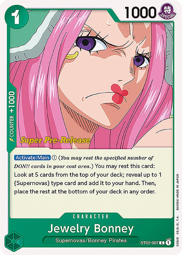 Jewelry Bonney [Super Pre-Release Starter Deck: Worst Generation] | Clutch Gaming