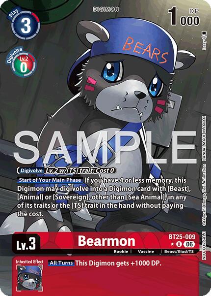 Bearmon [BT25-009] (Full Art) [Dual Revolution] | Clutch Gaming