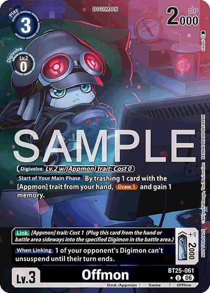 Offmon [BT25-061] (Full Art) [Dual Revolution] | Clutch Gaming
