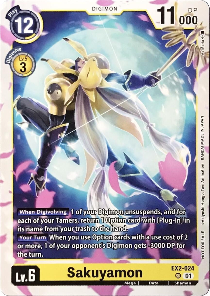 Sakuyamon [EX2-024] (Demo Deck Exclusive) [Digimon Demo Deck Exclusive Cards] | Clutch Gaming