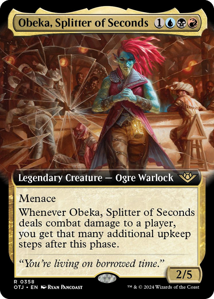 Obeka, Splitter of Seconds (Extended Art) [Outlaws of Thunder Junction] | Clutch Gaming