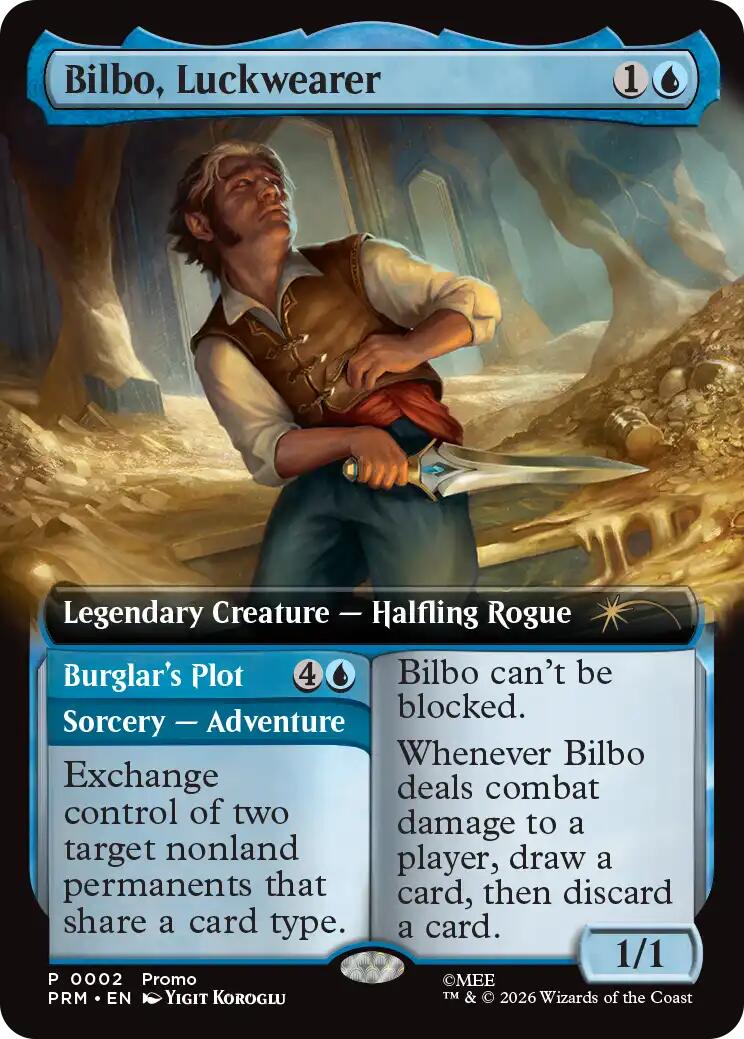 Bilbo, Luckwearer (Extended Art) [Media Promos] | Clutch Gaming