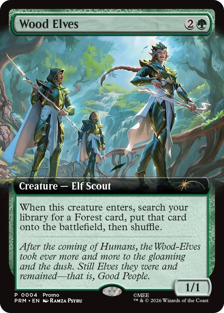 Wood Elves (Extended Art) [Media Promos] | Clutch Gaming