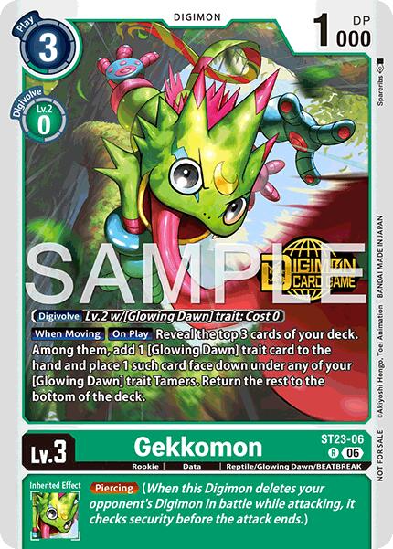 Gekkomon [ST23-06] (Welcome Tamers Pack Vol.2) [Starter Deck: Beatbreak Release Event Cards] | Clutch Gaming
