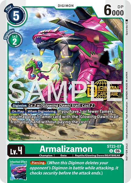 Armalizamon [ST23-07] (Welcome Tamers Pack Vol.2) [Starter Deck: Beatbreak Release Event Cards] | Clutch Gaming
