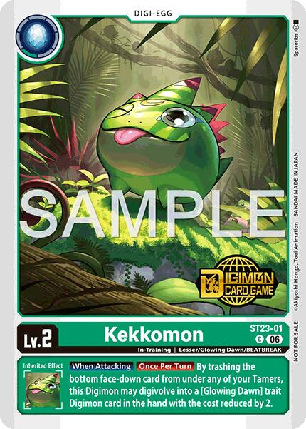 Kekkomon [ST23-01] (Welcome Tamers Pack Vol.2) [Starter Deck: Beatbreak Release Event Cards] | Clutch Gaming