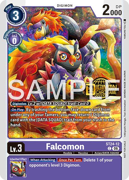 Falcomon [ST24-12] (Welcome Tamers Pack Vol.2) [Starter Deck: Data Squad] | Clutch Gaming