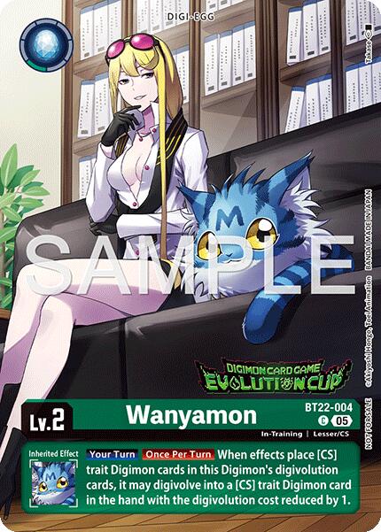 Wanyamon [BT22-004] (Evolution Cup 2026 Vol. 2) [Cyber Eden] | Clutch Gaming