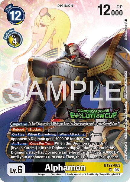 Alphamon [BT22-063] (Evolution Cup 2026 Vol. 2) [Cyber Eden] | Clutch Gaming