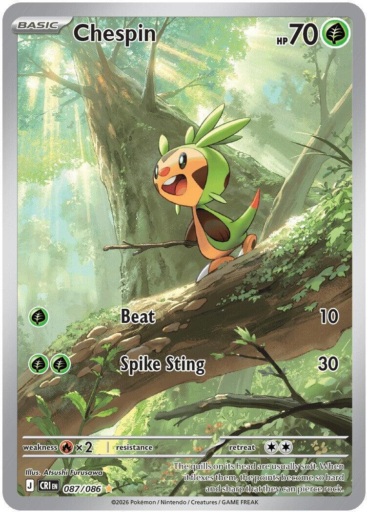 Chespin (087/086) [Mega Evolution: Chaos Rising] | Clutch Gaming