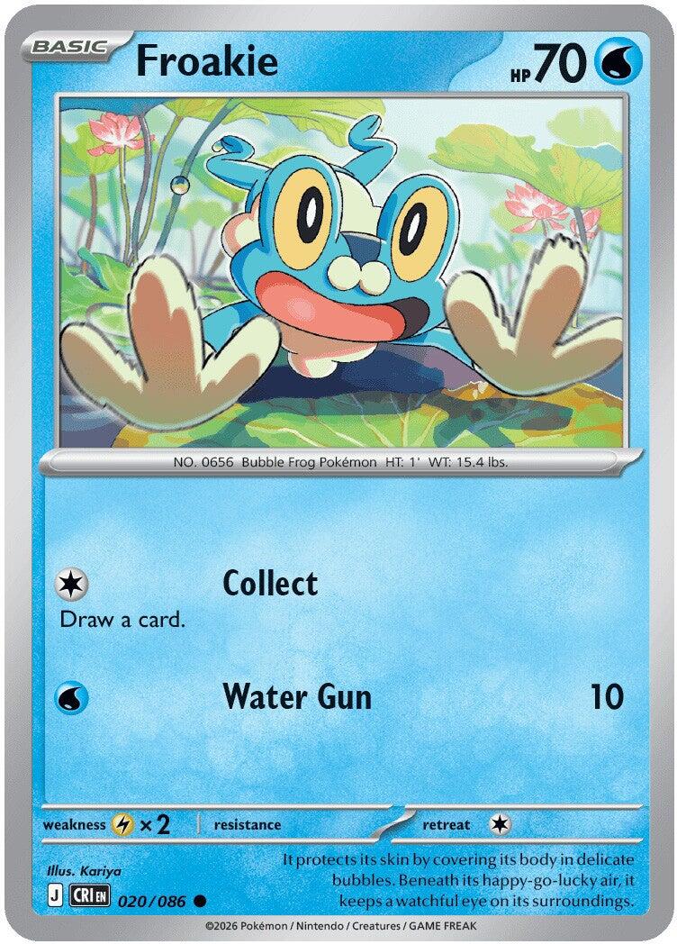 Froakie (020/086) [Mega Evolution: Chaos Rising] | Clutch Gaming