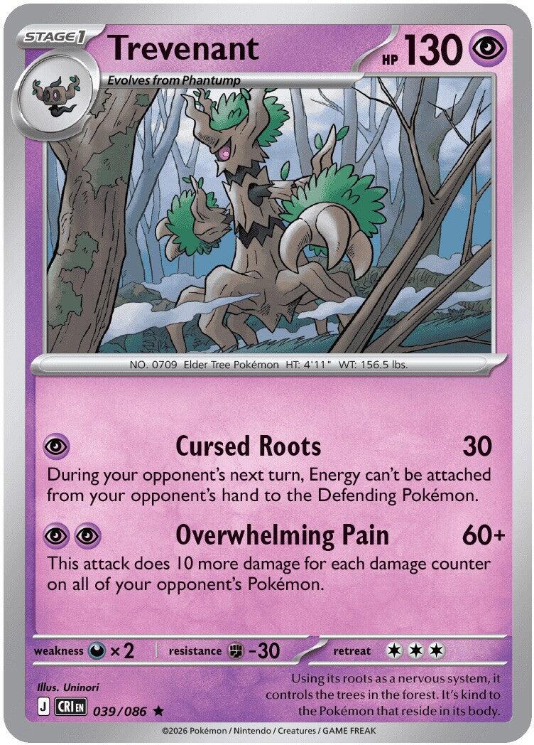 Trevenant (039/086) [Mega Evolution: Chaos Rising] | Clutch Gaming