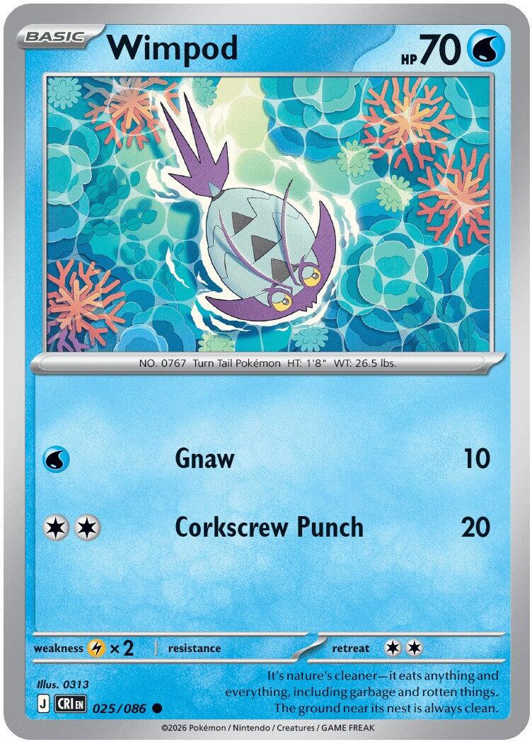Wimpod (025/086) [Mega Evolution: Chaos Rising] | Clutch Gaming