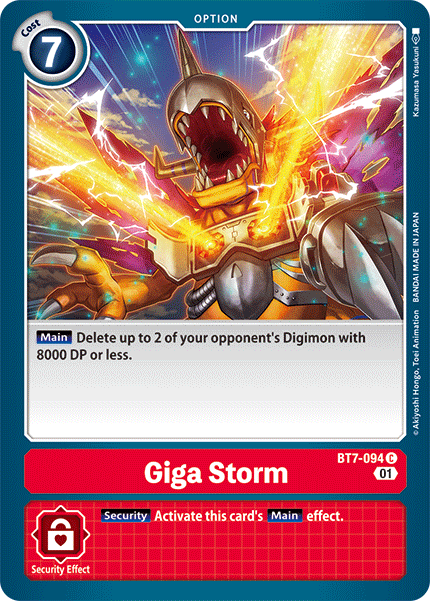 Giga Storm [BT7-094] [Next Adventure] | Clutch Gaming