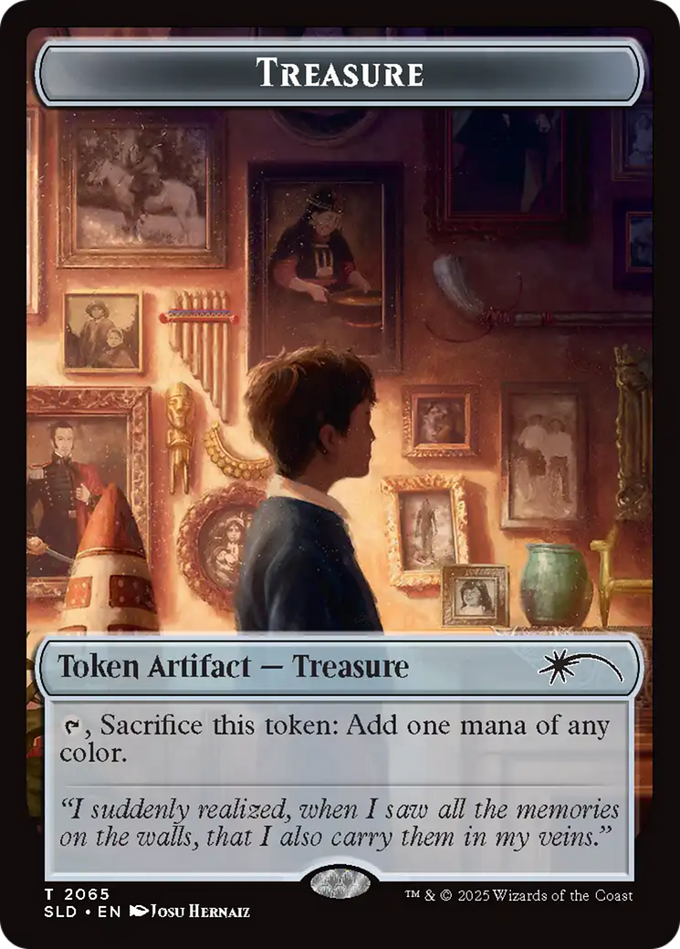 Treasure Token (2065) (Rainbow Foil) [Secret Lair Drop Series] | Clutch Gaming