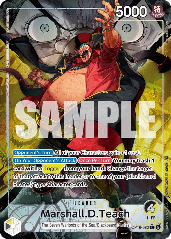 Marshall.D.Teach (Alternate Art) [The Time of Battle] | Clutch Gaming