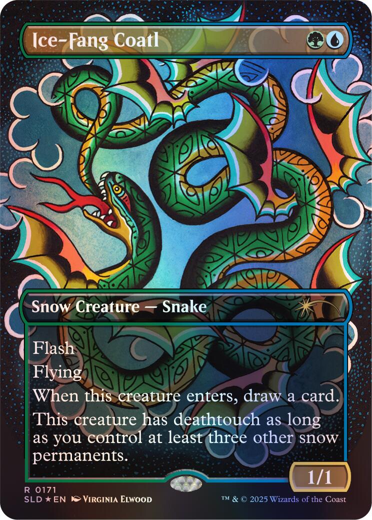 Ice-Fang Coatl (0171) (Rainbow Foil) [Secret Lair Drop Series] | Clutch Gaming