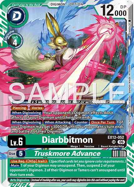 Diarbbitmon // Truskmore Advance [EX12-052] [Digital World Shambala] | Clutch Gaming