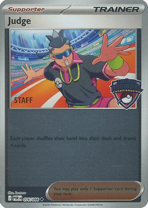 Judge (076/088) (Regional Championships) [Staff] [League & Championship Cards] | Clutch Gaming