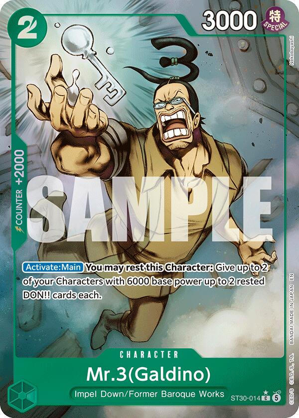 Mr.3(Galdino) (Full Art) [Starter Deck EX: Gear 5] | Clutch Gaming
