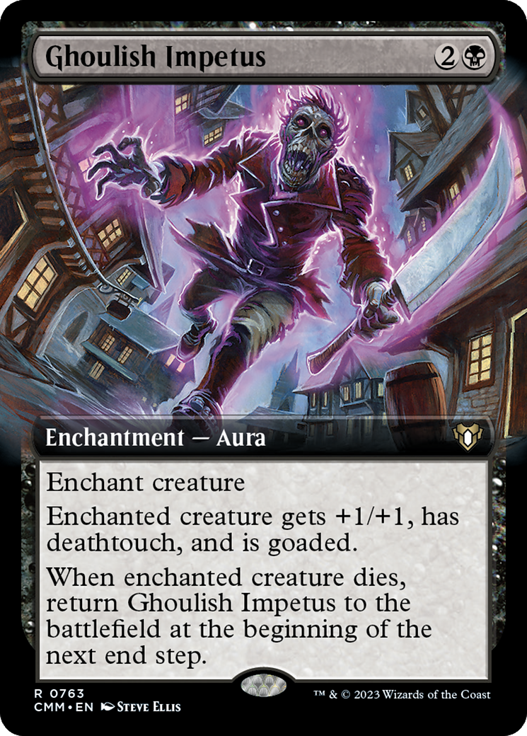 Ghoulish Impetus (Extended Art) [Commander Masters] | Clutch Gaming