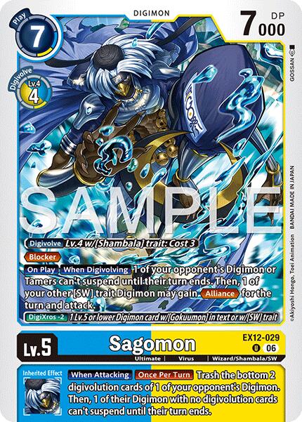 Sagomon [EX12-029] [Digital World Shambala] | Clutch Gaming