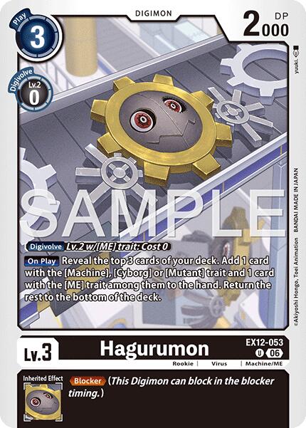 Hagurumon [EX12-053] [Digital World Shambala] | Clutch Gaming