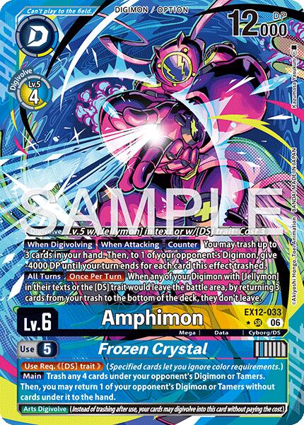 Amphimon // Frozen Crystal [EX12-033] [Digital World Shambala] | Clutch Gaming