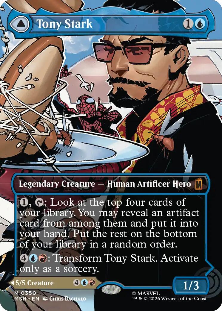 Tony Stark (Borderless) (0350) [Marvel Super Heroes] | Clutch Gaming