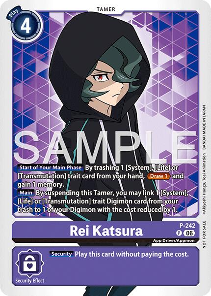 Rei Katsura [P-242] (Official Store Tournament 2026 Vol. 3 Participant) [Promotional Cards] | Clutch Gaming