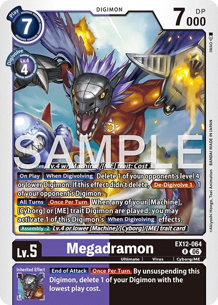 Megadramon [EX12-064] [Digital World Shambala] | Clutch Gaming