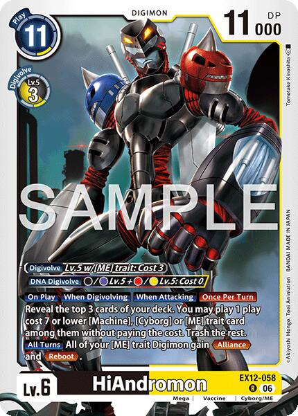 HiAndromon [EX12-058] [Digital World Shambala] | Clutch Gaming