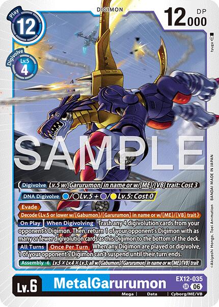 MetalGarurumon [EX12-035] [Digital World Shambala] | Clutch Gaming