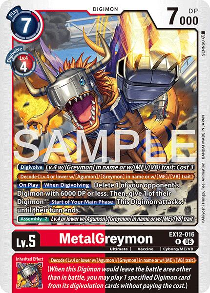 MetalGreymon [EX12-016] [Digital World Shambala] | Clutch Gaming